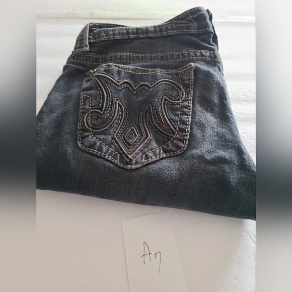 Mek Denim Belize Cigarette Women's Dark Blue Jeans Sz.28/34 - Picture 11 of 11